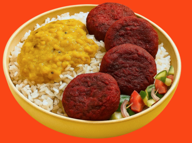 Healthy Sweet Potato Tikki Bowl Recipe: Vegetarian, High-Protein Lunch
