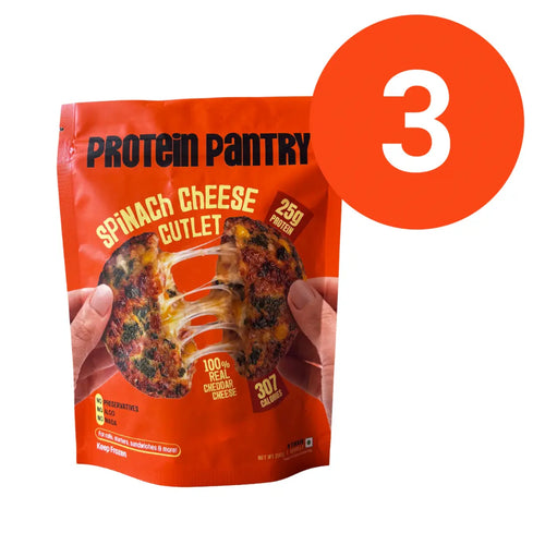 Spinach Cheese Cutlet - Pack of 3