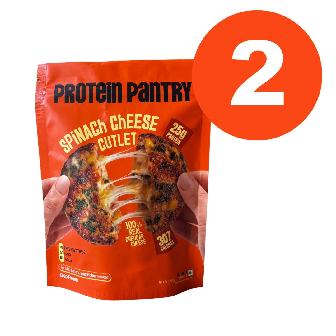Spinach Cheese Cutlet - Pack of 2