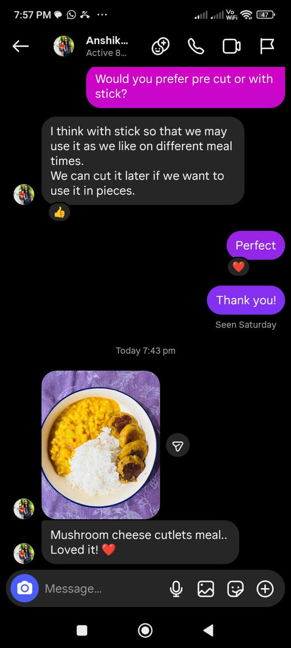 Customer photo review by Anshika